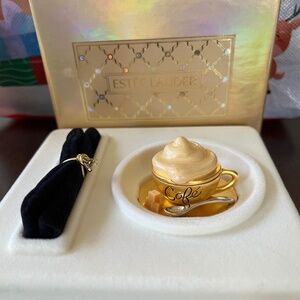Estée Lauder vintage cafe cup solid perfume holder